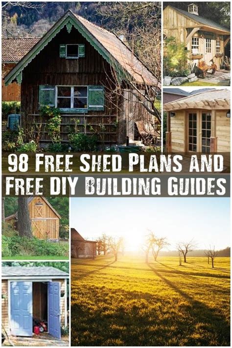 Maybe a garden shed is in order? 98 Free Shed Plans and Free Do It Yourself Building Guides - These beautiful sheds range from ...