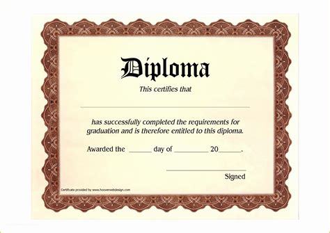 Blank Graduation Certificate Templates Images And Photos Finder