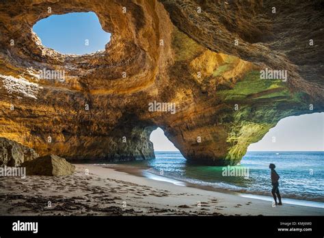 Benagil Cave Lagoa Coast Lagoa Municipality Faro District Algarve
