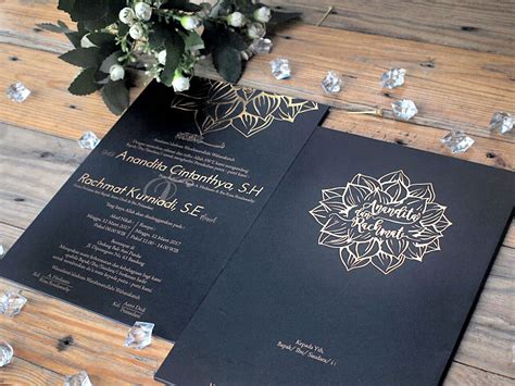 Wedding Card Estetik Pinterest Contoh Undangan Pernikahan Undangan