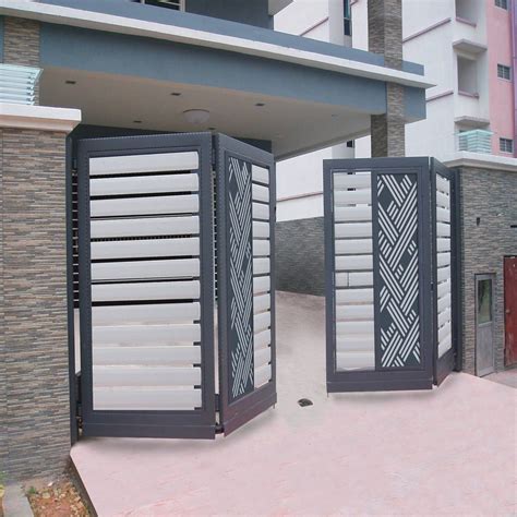 Modern style iron gate handle design. image2.jpg (1200×1200) | House gate design, Main gate ...