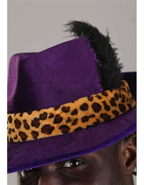 Purple Pimp Hat Costume Accessory