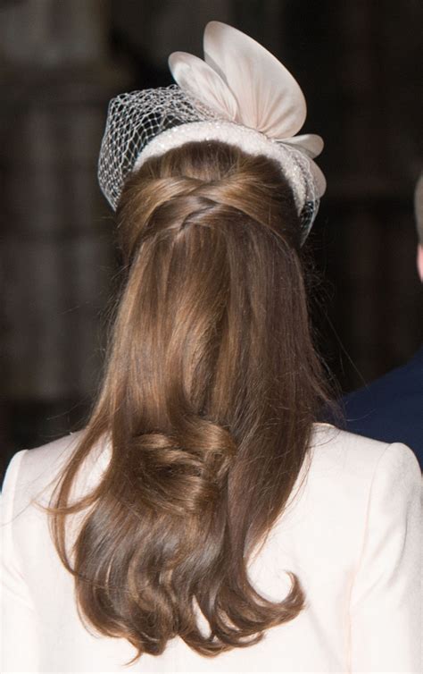 Kate Middletons Half Up Hairstyle Is Perfect Pretty And Above All