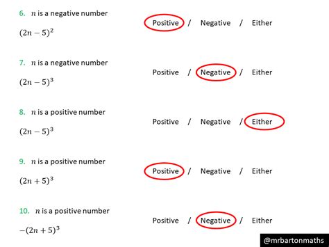Algebraic Proof Positive Negative Either Variation Theory