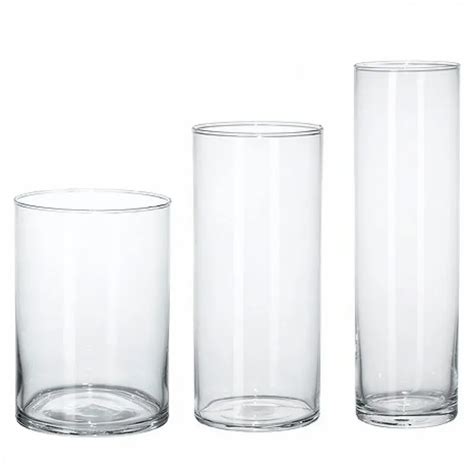 Glass Cylinder Vase Select A Size Grand Event Rentals
