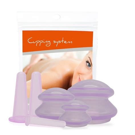 6 Pcs Set Silicone Massage Cups Face Cupping Set Massageador Facial Cup Vacuum Cupping Ventouse