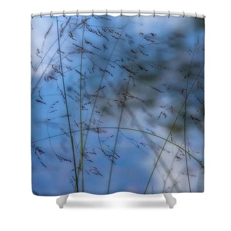 Blowing Grass Shower Curtain By Francis Sullivan Curtains Shower