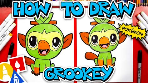 How To Draw Grookey Pokémon From Sword And Shield