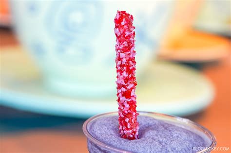 Review Wonderland Slushy With Rock Candy Straw Debuts At Magic Kingdom