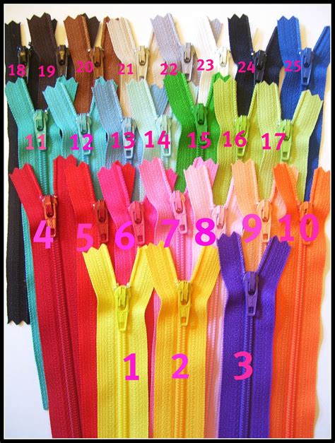 Zippers Ykk Zippers Colors