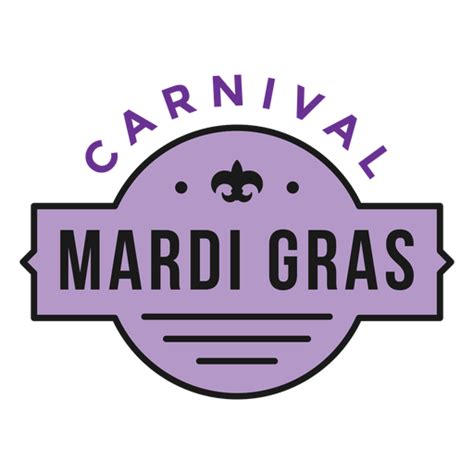 Badge Carnival Mardi Gras Png And Svg Design For T Shirts