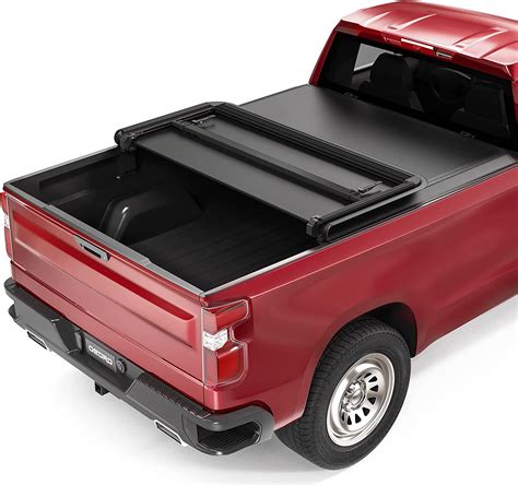 Oedro Soft Trifold Truck Bed Tonneau Cover Compatible With
