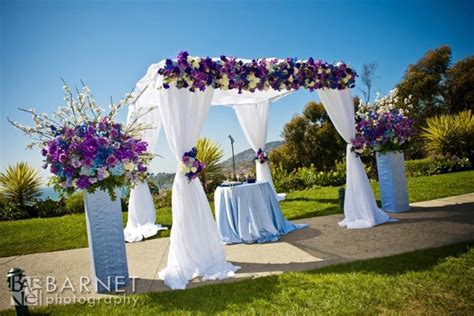 Purple Wedding Ceremony Decor Colorful Wedding
