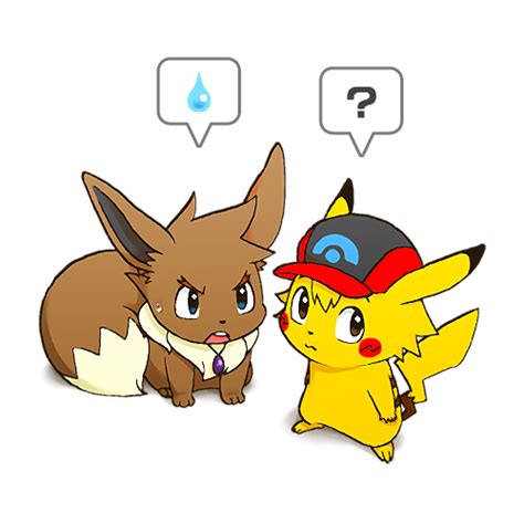 Pikachu Ash Ketchum Eevee And Gary Oak Pokemon And 1 More Drawn By