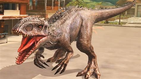 Indominus Rex Raid Boss Jurassic World Alive Youtube