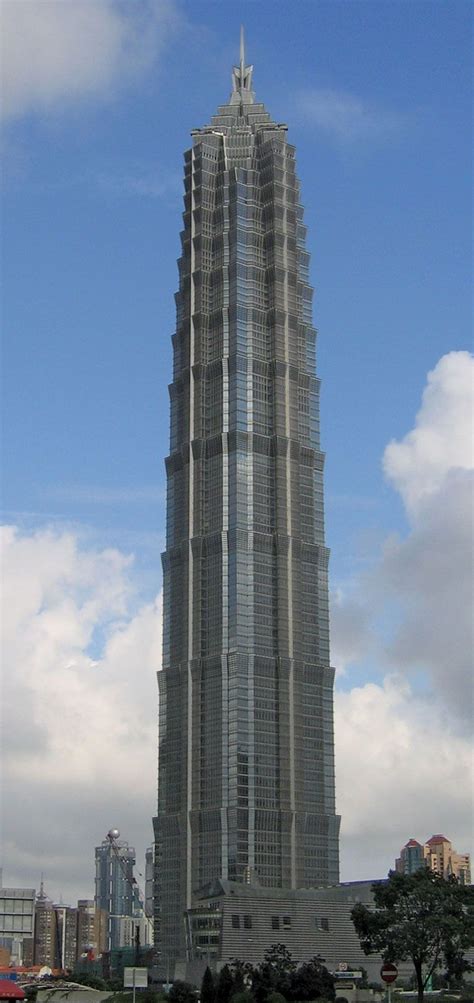 Jin Mao Tower 88 Story Skyscraper In Shanghai Number Eight As Motif