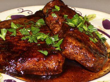Thin chops this recipe is written for thick cut pork chops that are 1 to 1 1/2 inches thick. Kalyn's Kitchen®: Pork Chops with Balsamic Glaze