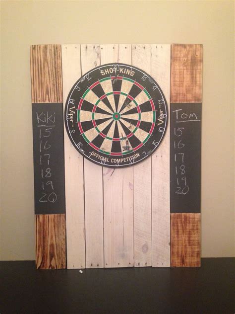 Diy or custom backing surfaces? Reclaimed Dartboard Backboard for a clients Christmas present | Dart board, House styles ...