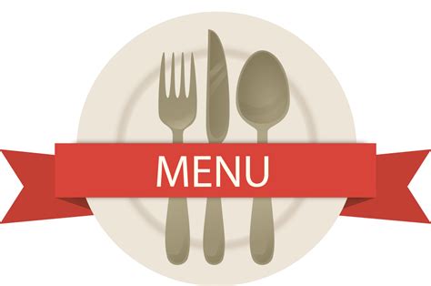 Restaurant Menu ClipArt