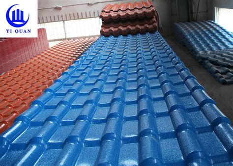 Lightweight Curved Bamboo Roofing Sheets Asa Synthetic Resin Roof Tile