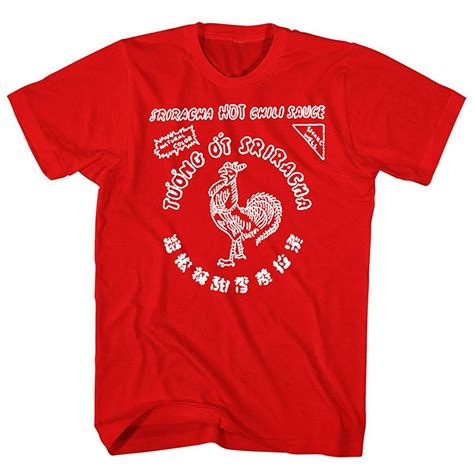 Sriracha Hot Chili Sauce Shirt Seknovelty
