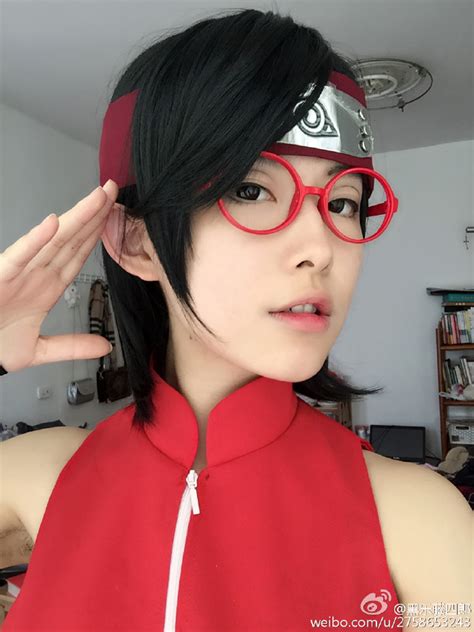 Sarada Uchiha Of Naruto Gaiden World Anime Cosplayer
