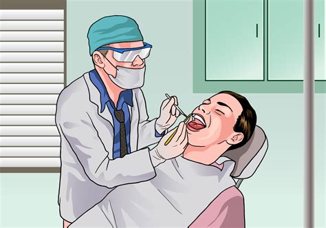 Dentista Examining A Patient 137488 Vector Art At Vecteezy