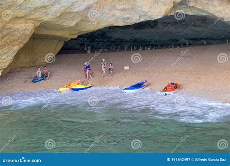 Lagoa Portugal July 11 2020 View The Famous Benagil Caves From The