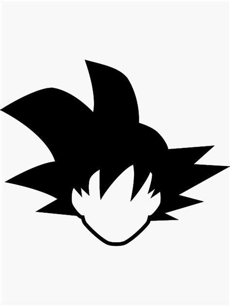 Dragonball Goku Haircut Sticker For Sale By Mrlmega Redbubble