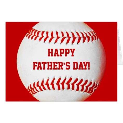 Happys Day Baseball Card Happy Fathers Day Fathers Day