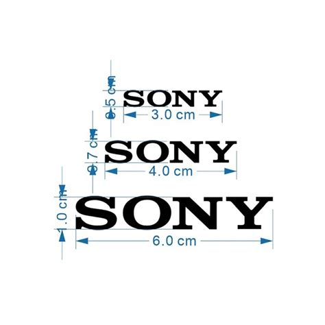 Pegatina De Metal Para Decoración De Teléfono Móvil Sony Etiqueta De Metal De 3x05 Cm 10