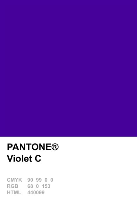 Pantone Violet C Pantone Swatches Pantone Colour Palettes Pantone