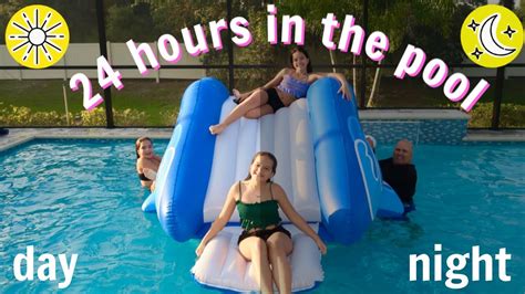 24 hours in the pool sister forever youtube