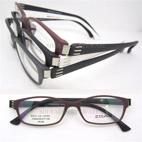 8034 Tr100 Colorful Plank Optical Full Rim Eyeglass Frames Korea Stylic Eyewear In Eyewear