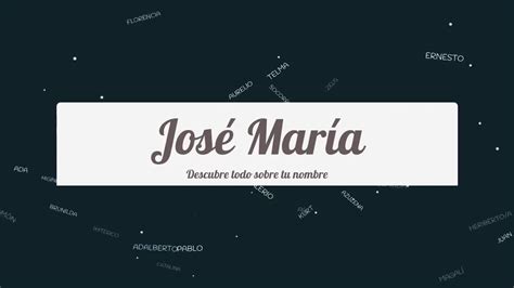 Significado De José María Nombre Español Para Tu Bebe Niño O Niña