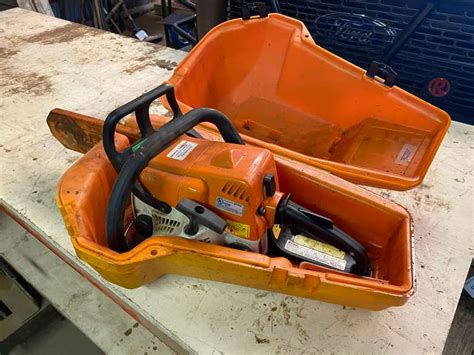 Stihl Ms 180c Chainsaw W Case Gavel Roads Online Auctions