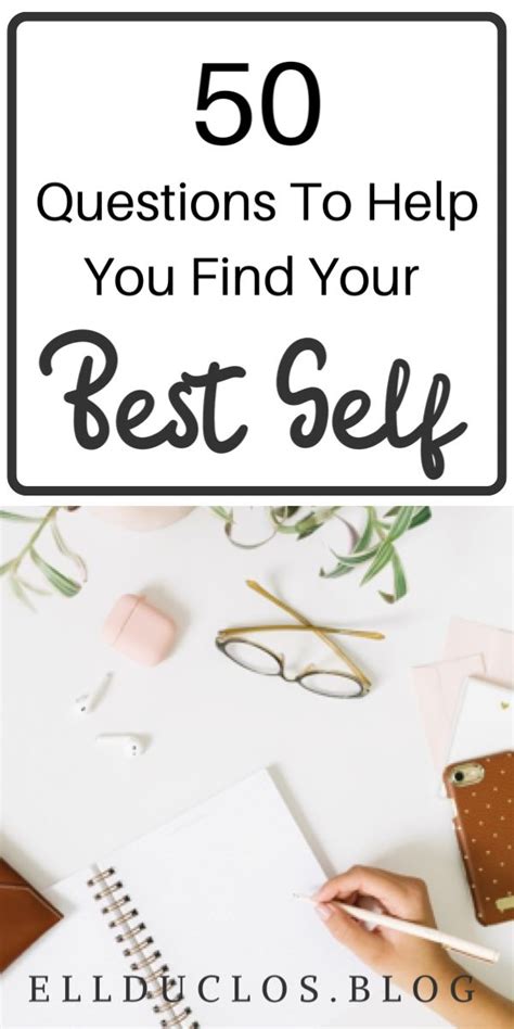 50 Questions To Answer To Find Your Best Self Finding Yourself Best