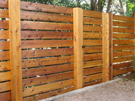 Wood Fence Panel Designs Horizontal Wood Fence Panels Home