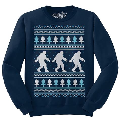 Yeti Christmas Abominable Snowman Graphic Holiday Sweater 3234 Pilihax
