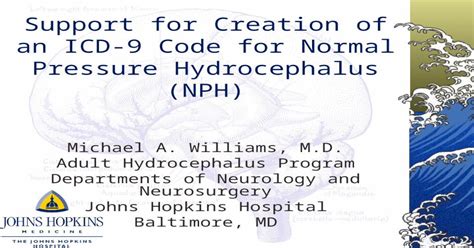 Diagnosis And Management Of Adult Hydrocephalus Syndromes Ppt