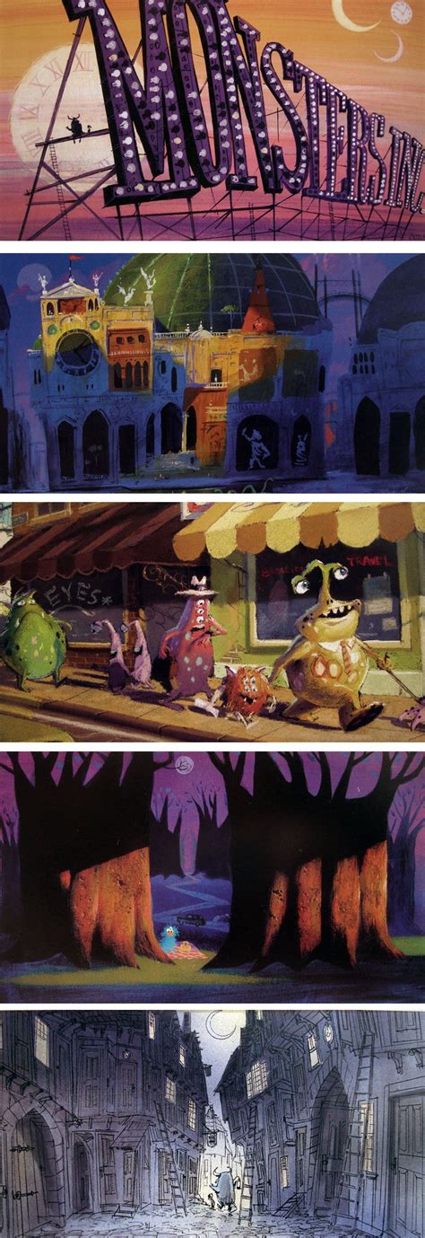 Artes E Colorscripts Dos 25 Anos Da Pixar Pixar Concept Art Disney
