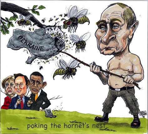 Poking The Hornets Nest Cartoon Movement