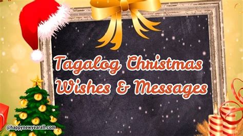 Tagalog Christmas Messages Merry Christmas Wishes Messages Christmas