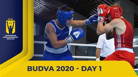 eubc youth european boxing championships budva 2020 day 1 youtube