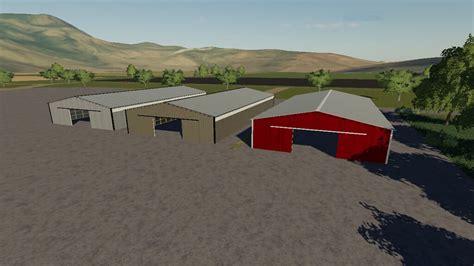 Fs19 American Style Placeable Shed Pack V10