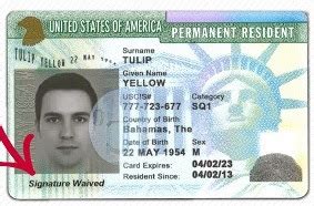 Prepare your application online using fileright! Green Cards Without Signature Are Valid Documents - Verify I-9 LLC