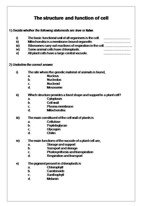 Igcse Biology Worksheets With Answers Pdf Worksheetpedia Igcse