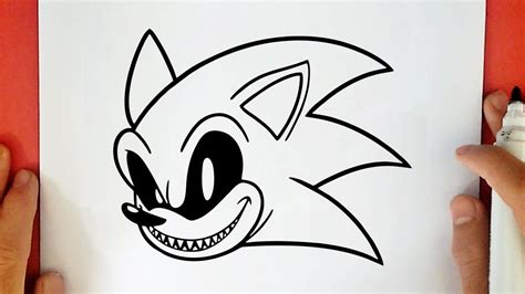 Como Dibujar A Sonic Exe Youtube