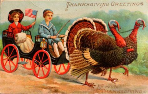 From Robyn Millers Vintage Turkey Postcard Collection Thanksgiving