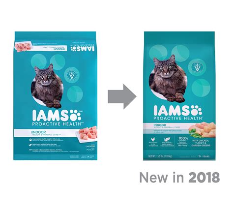 This includes formulas for all life stages, as well as specialized formulas. IAMS PROACTIVE HEALTH Indoor Weight and Hairball Care Dry ...